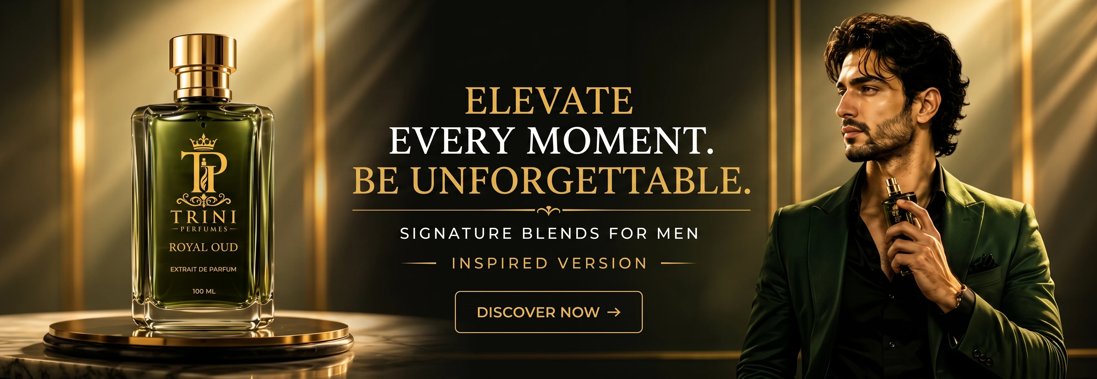 Elevate every moment. Signature blends for men
