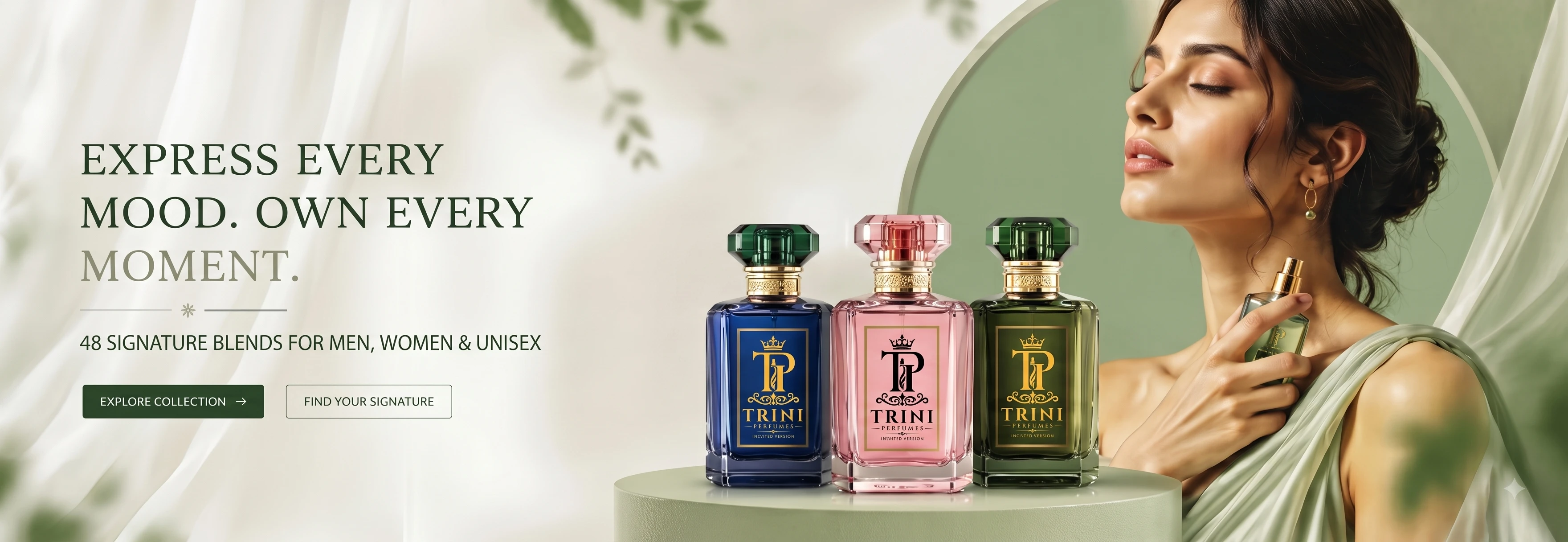 Express every mood. Own every moment. — 48 signature blends