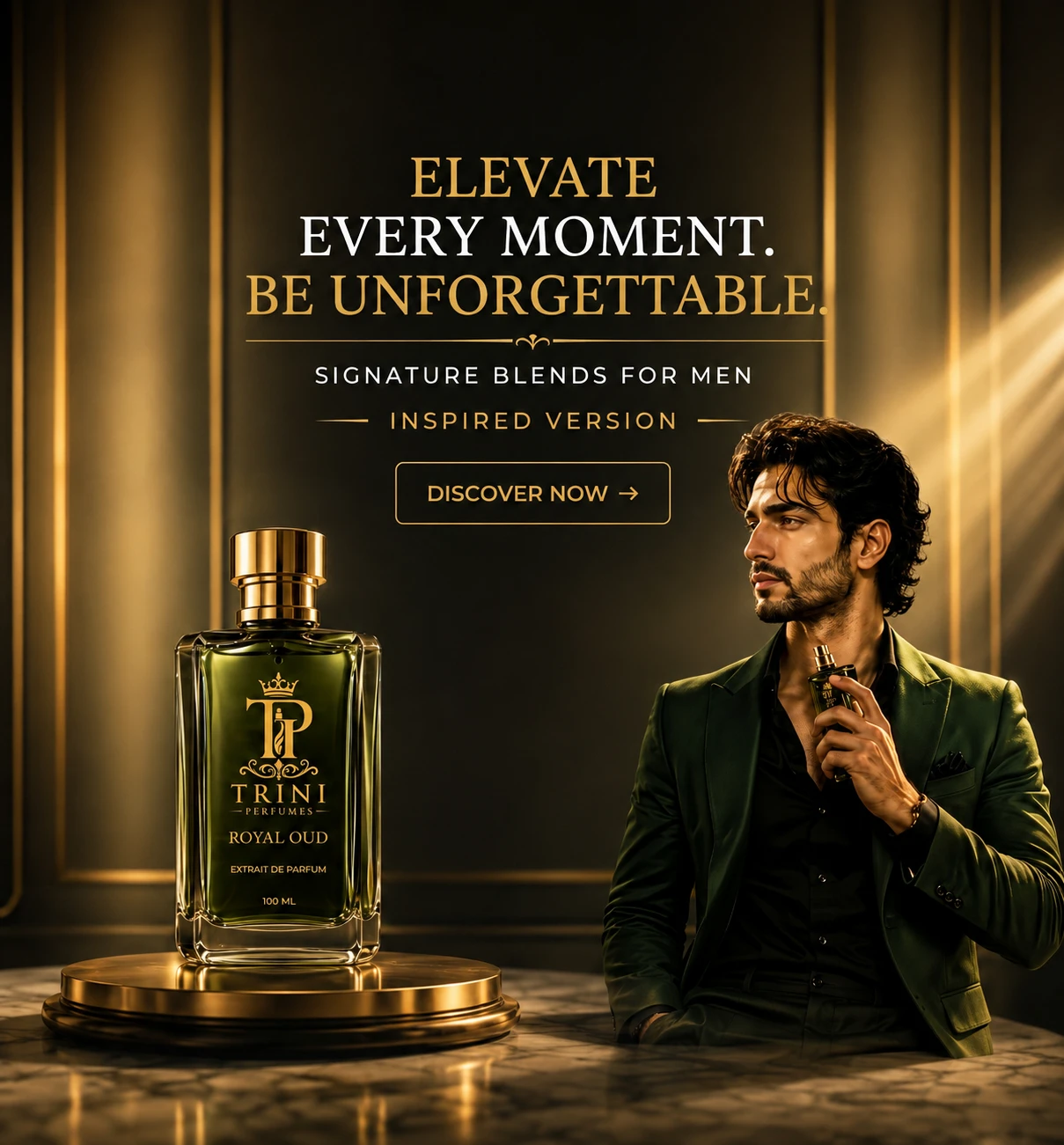 Elevate every moment. Signature blends for men