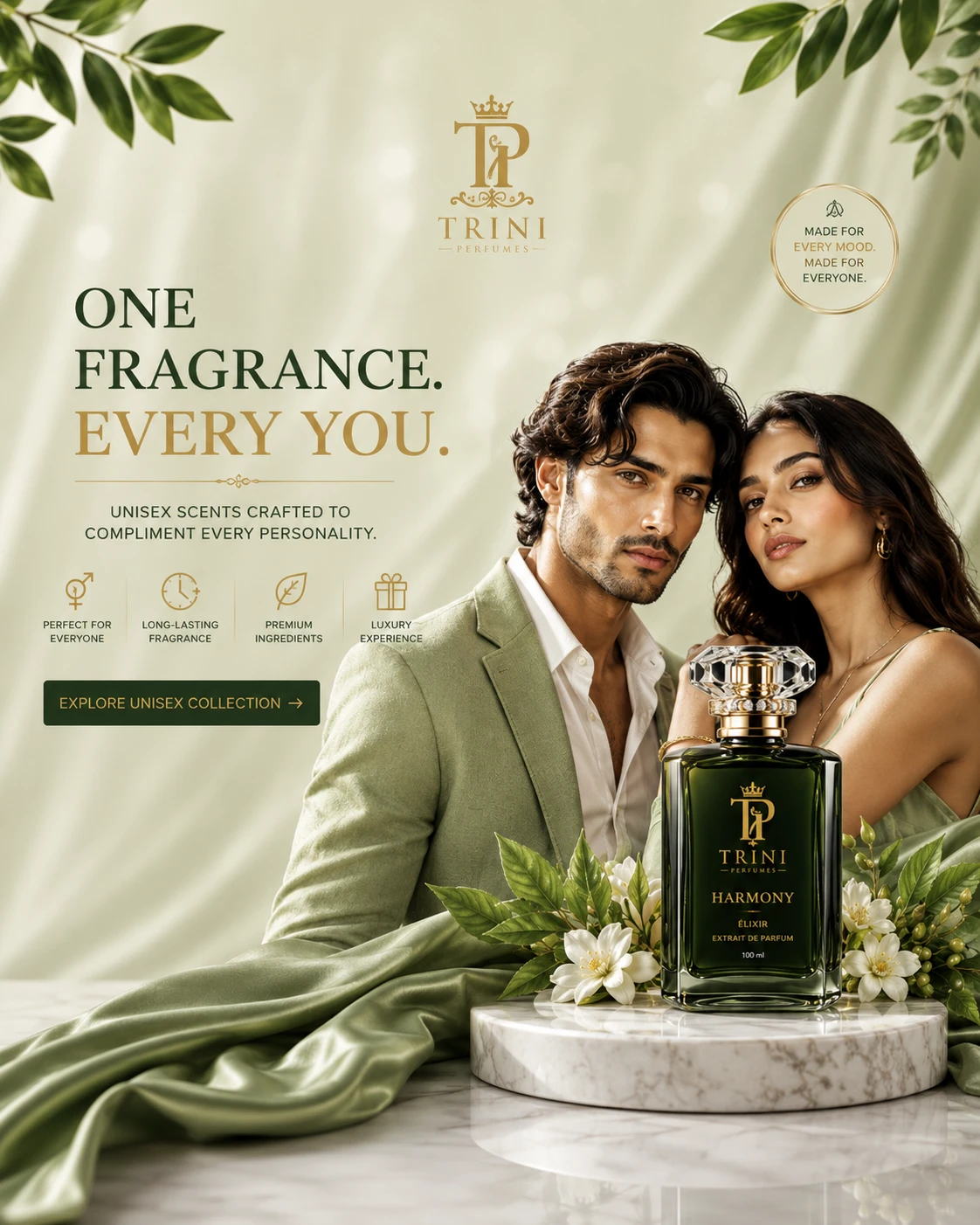 One fragrance. Every you. — Unisex collection