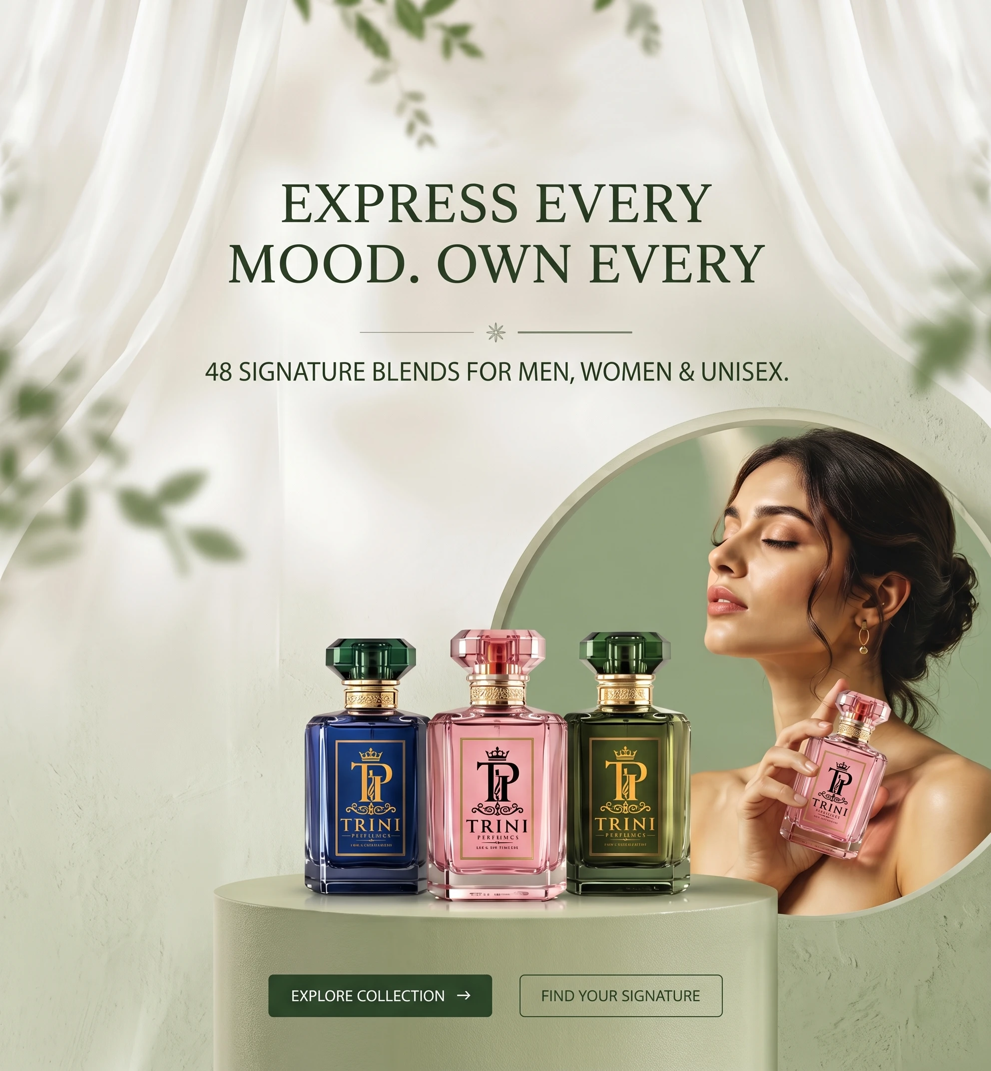Express every mood. Own every moment. — 48 signature blends